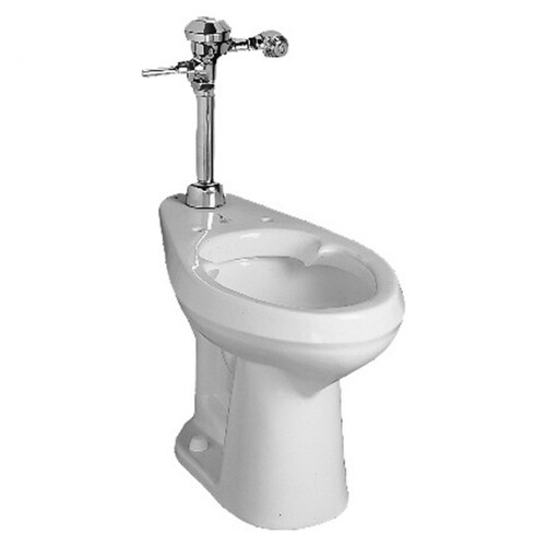 Crane Plumbing Hymont White 1.6-GPF (6.06-LPF) 12-in Rough-In Elongated ...