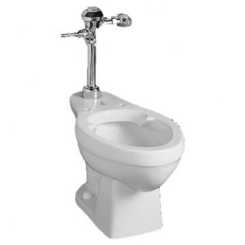 Crane Whirlton White Elongated 1-Piece Toilet at Lowes.com