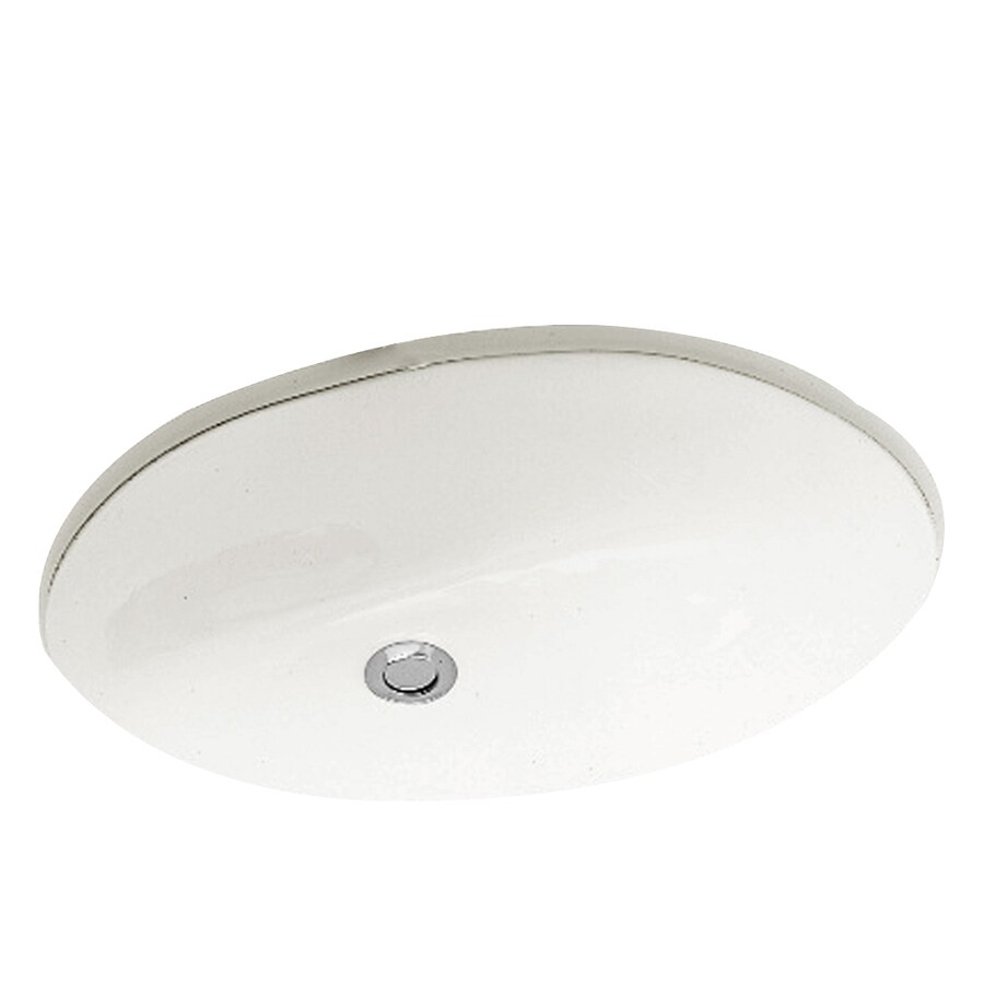 Crane Plumbing 1998100 Petite Tiara White Undermount Bath Sink