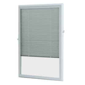 ODL 0.59-in Cordless White Aluminum Light Filtering Mini Blinds (Common: 25-in; Actual: 24.75-in x 36-in)