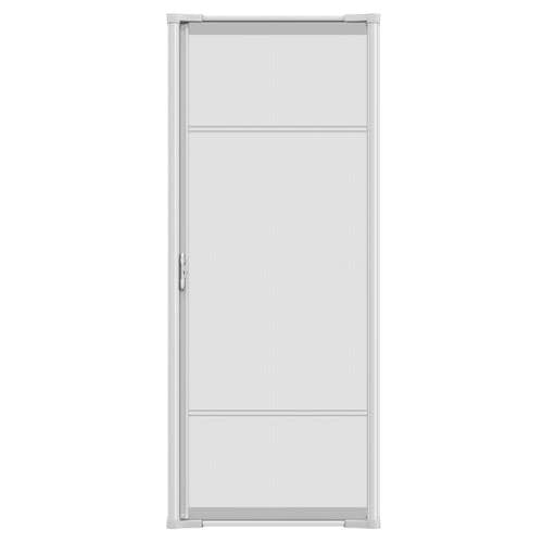 Odl Retractable Screens White Aluminum Frame Retractable Screen Door Common 36 In X 80 In Actual 36 In X 81 In At Lowes Com