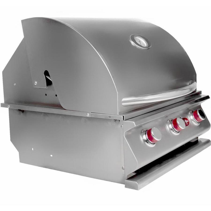 Cal Flame Gourmet Series 3-Burner Built-in Stainless Steel Propane Gas ...