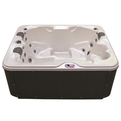 American Spas 4 Person 34 Jet Rectangular Hot Tub At Lowes Com