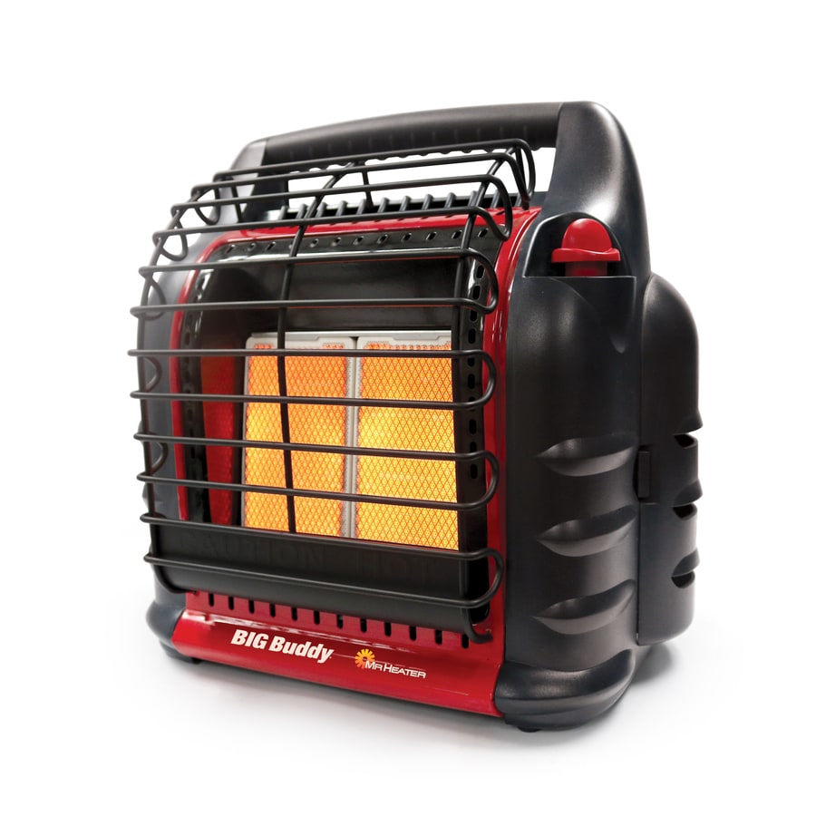 What safety precautions should be taken when using an indoor propane heater?