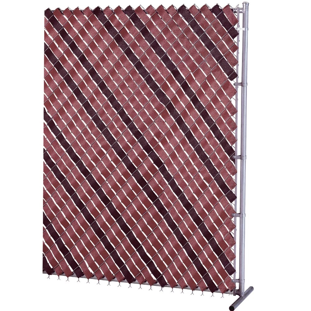 Pexco 1-3/8-in W Redwood Ldpe Chain Link Fence Slat