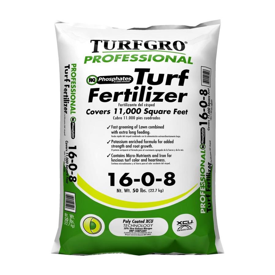 Turf Gro 50-lb 11000-sq ft 16-0-8 Lawn Fertilizer at Lowes.com