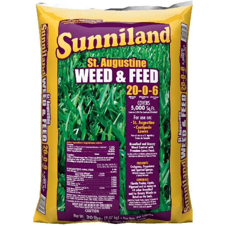 Sunniland 20-lb 5000-sq ft 20-0-6 Lawn Fertilizer at Lowes.com