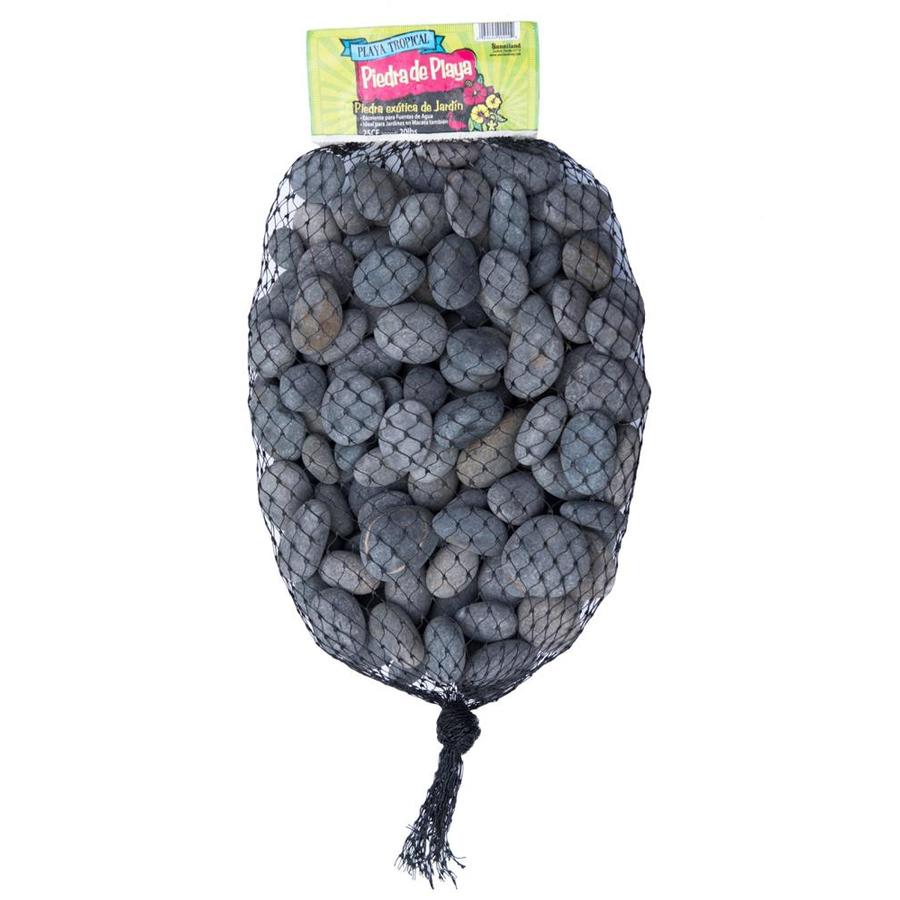 0.25-cu ft Black Mexican Beach Pebbles