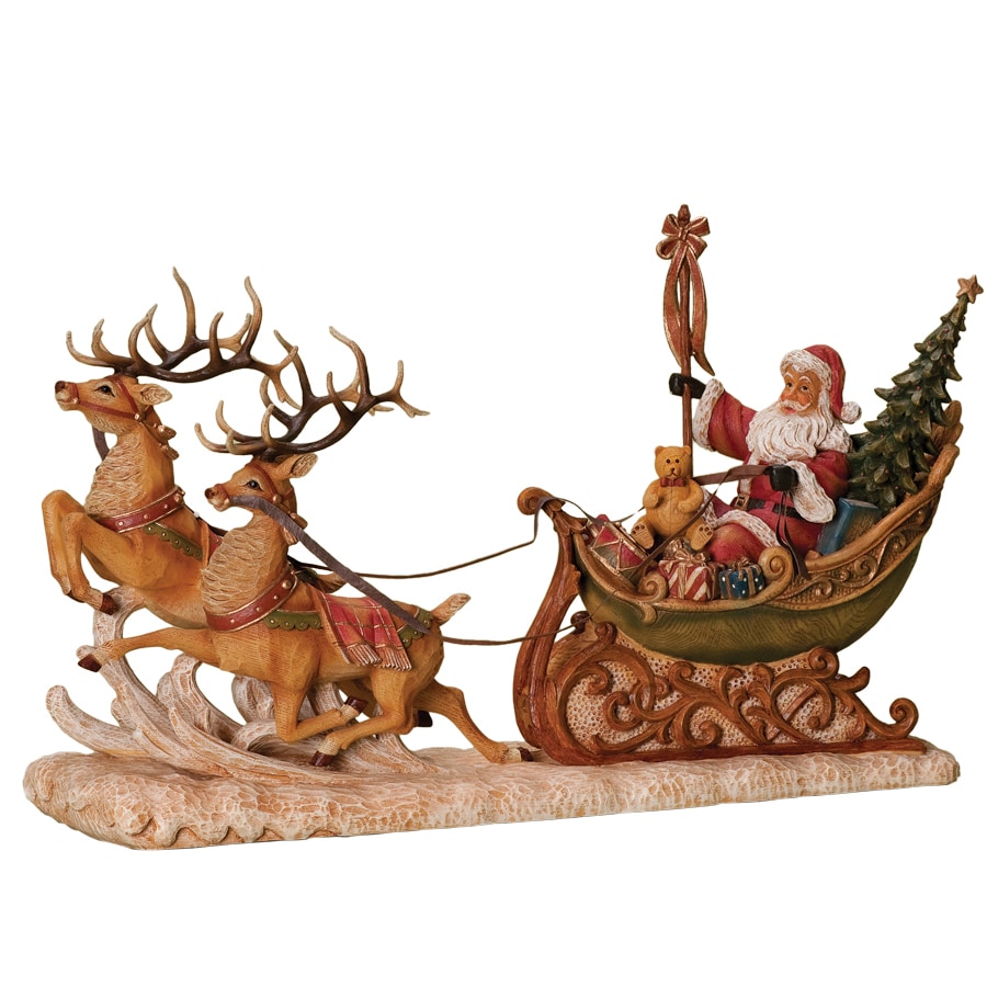 santa resin figurines