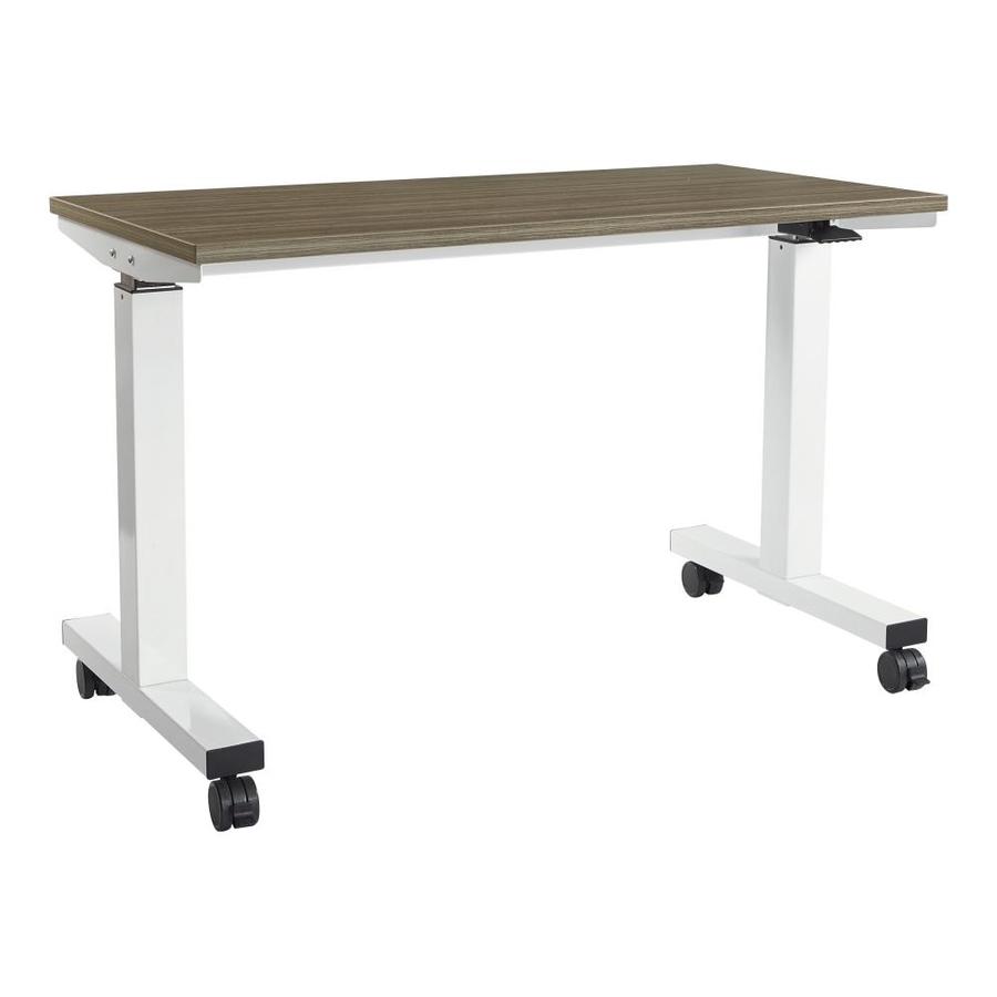 Pro Line Ii Modern Contemporary Brown Adjustable Desk At Lowes Com