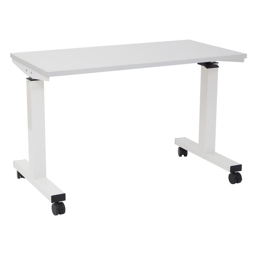 Pro Line Ii Modern Contemporary White Adjustable Desk At Lowes Com