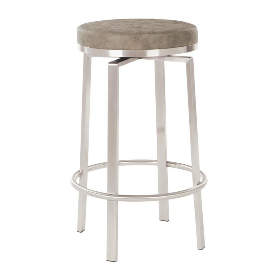 OSP Home Furnishings Set of 2 Taupe Counter Stool in the Bar Stools