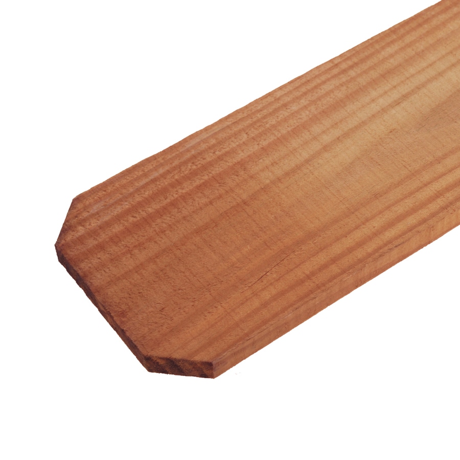 1" x 4" x 72" Incense Cedar DogEar Wood Fence Picket at
