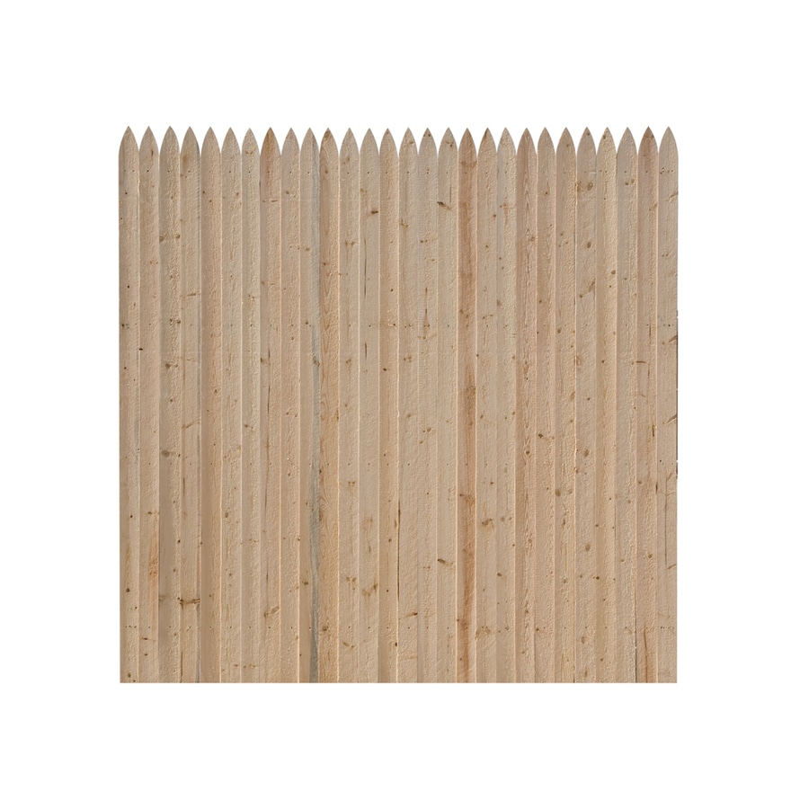 Severe Weather (Actual 6ft x 8ft) Pine Gothic Wood Fence Panel at