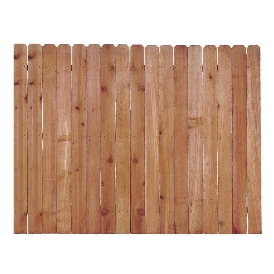 Severe Weather (Actual 6ft x 8ft) Western Red Cedar Dog Ear Wood