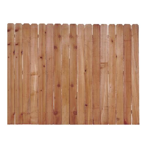 Severe Weather Actual 6 Ft X 8 Ft Western Red Cedar Dog Ear