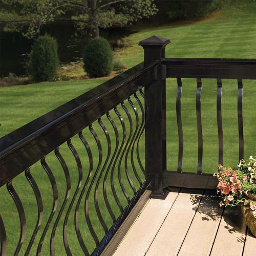 Deckorators ALX Pro Black Deck Rail Cap in the Deck Railing department ...