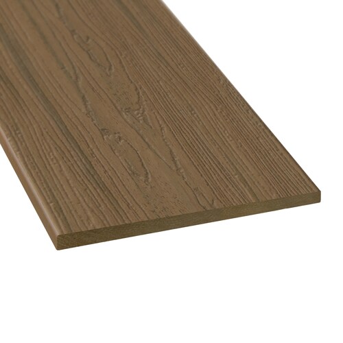 Style Selections 12-ft Autumn Brown Composite Deck Board in the ...