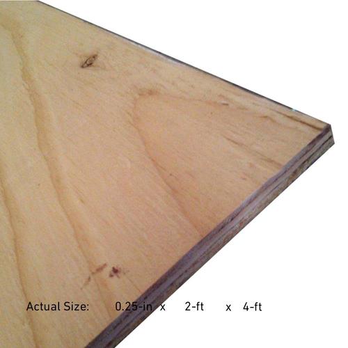 1/4in Common Fir Sanded Plywood, Application as 2 x 4 in the Plywood department at