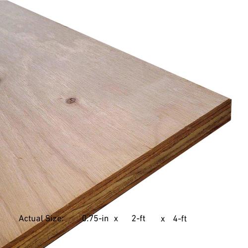 3/4-in Common Fir Sanded Plywood, Application as 2 x 4 in the Plywood ...