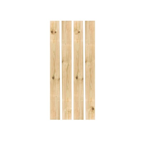 Severe Weather 1in x 5in W x 5ft H Pressure Treated Pine FlatTop