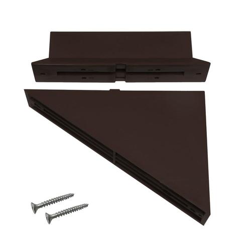 Deckorators Walnut Plastic Baluster Stair Connector at