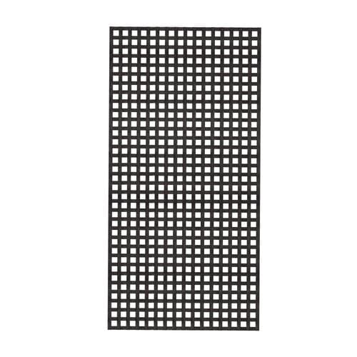 black privacy lattice panels