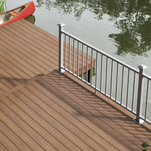 Deckorators Vault 12ft Mesquite Square Composite Fascia Deck Board in