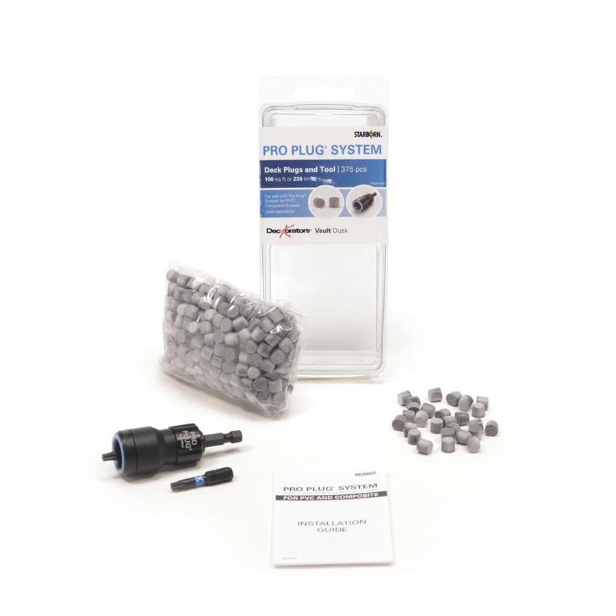 Deckorators Vault Dusk Pro Plugs with Tool- 375 Piece at Lowes.com