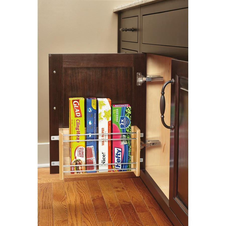 Rev-A-Shelf 13.13-in W x 8-in H 1-Tier Door/Wall Mount Wood Baskets ...