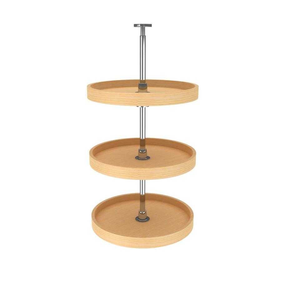 RevAShelf 3Tier Wood Full Circle Lazy Susan in the Lazy Susans department at