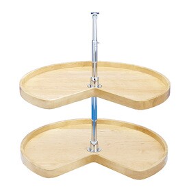 Lazy Susans At Lowes Rev A Shelf 2 Tier Wood Kidney Cabinet Lazy Susan