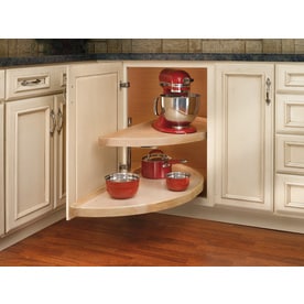 Lazy Susans At Lowes Rev A Shelf 2 Tier Wood Half Moon Cabinet Lazy Susan