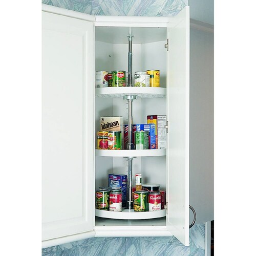 Rev A Shelf 3 Tier Plastic Full Circle Cabinet Lazy Susan At Lowes Com