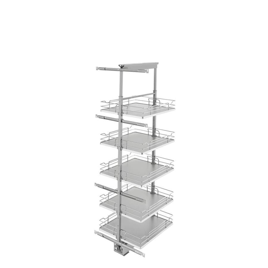 Rev A Shelf 19 In W X 58 25 In H 5 Tier Pull Out Metal Soft Close