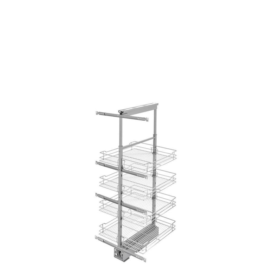 Rev-A-Shelf 20-in W x 44-in H 4-Tier Pull Out Metal Soft Close Cabinet Organizer