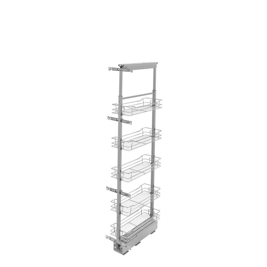 Rev A Shelf 8 In Chrome Basket Pantry Pullout Soft Close At Lowes Com