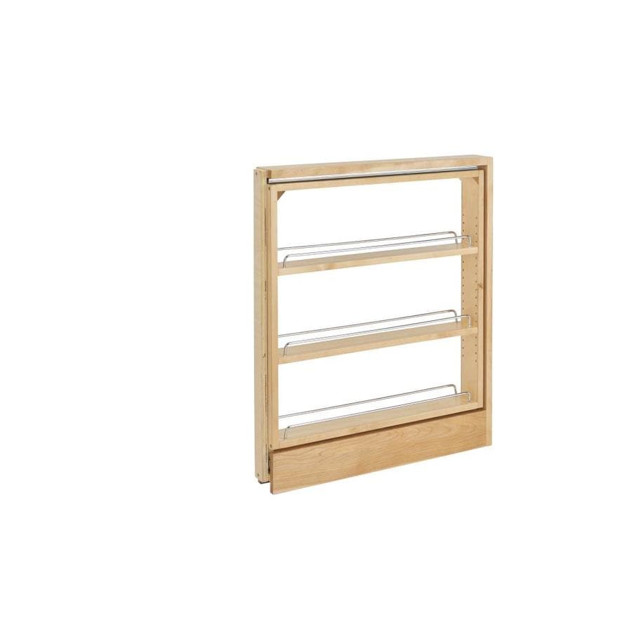 Rev A Shelf 3 In W X 27 31 In H 4 Tier Pull Out Wood Soft Close