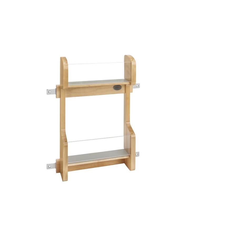 Rev A Shelf 11 25 In W X 15 5 In H 2 Tier Door Wall Mount Wood