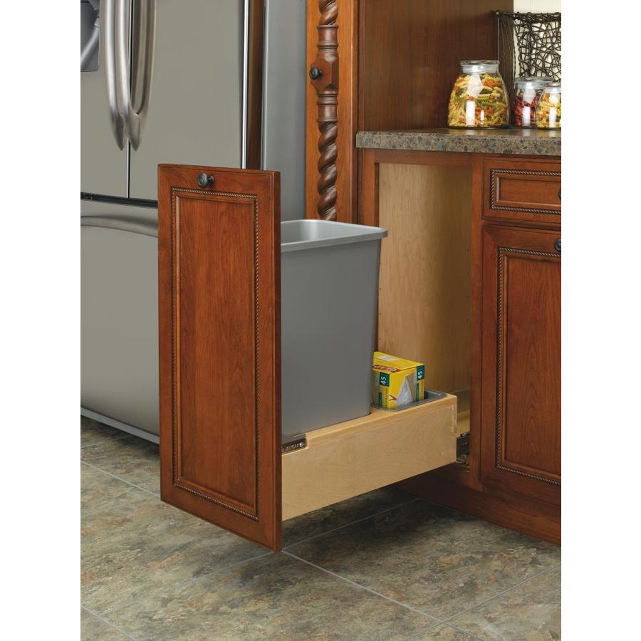 Rev A Shelf 50 Quart Plastic Soft Close Pull Out Trash Can At Lowes Rev A Shelf 50 Quart Plastic Soft Close Pull Out Trash Can