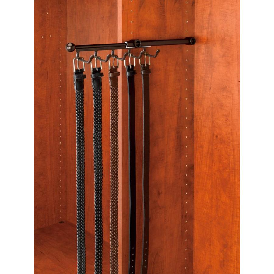 Shop RevAShelf 21.875in Brown Wire Belt Organizer at