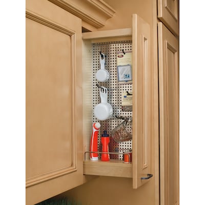 Rev A Shelf 5 In W X 26 25 In H 1 Tier Pull Out Wood Cabinet