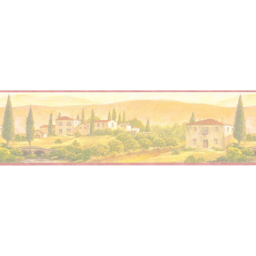 Brewster Wallcovering IT6024 Tuscan Countryside Wallpaper Border