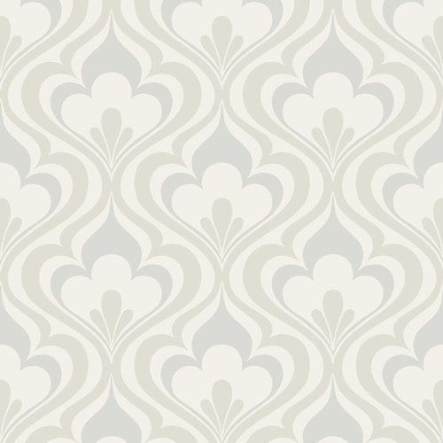 Brewster Wallcovering Simple Space 2 56-sq Ft Grey Non-Woven Damask ...