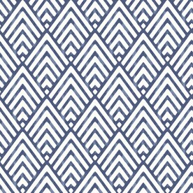 L And Stick Wallpaper At Lowes Castle Crane 30 75 Sq Ft Blue Vinyl Geometric Wallpaper