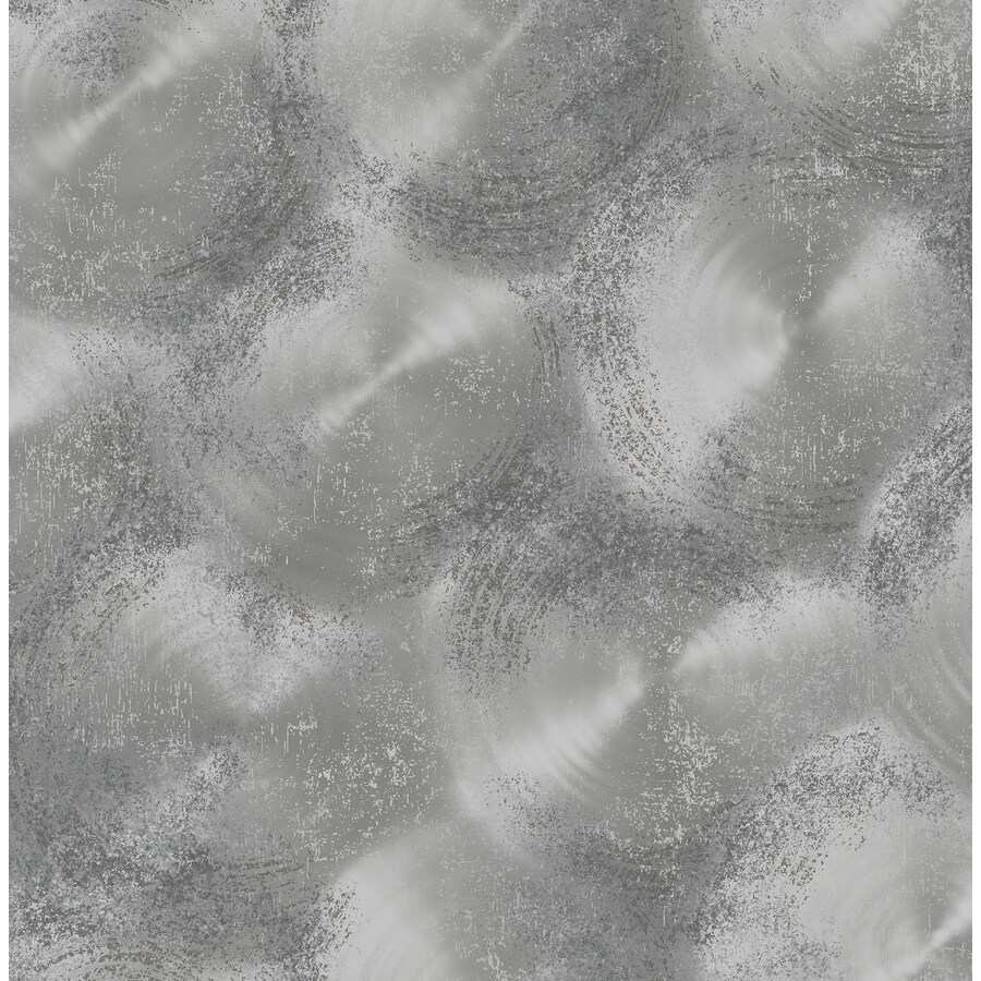 Brewster Wallcovering Reclaimed 56-sq ft Pewter Non-Woven Textured Abstract 3D Unpasted Paste the Wall Wallpaper