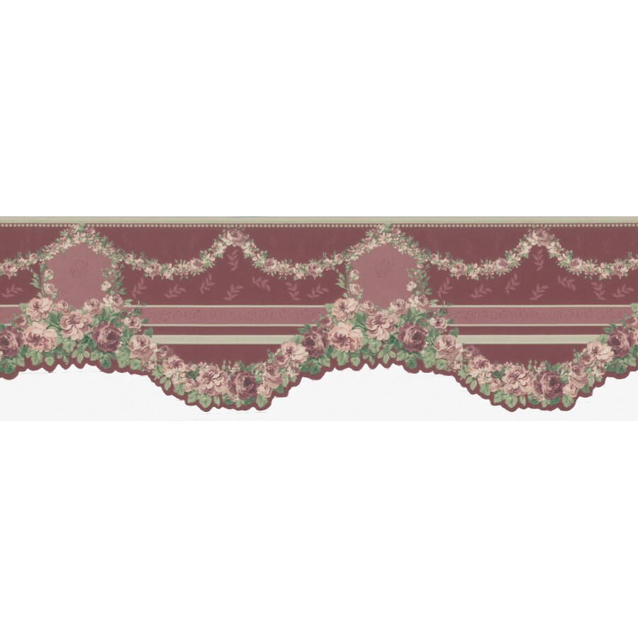 Brewster Wallcovering 61/2" Double Swag Prepasted Wallpaper Border at