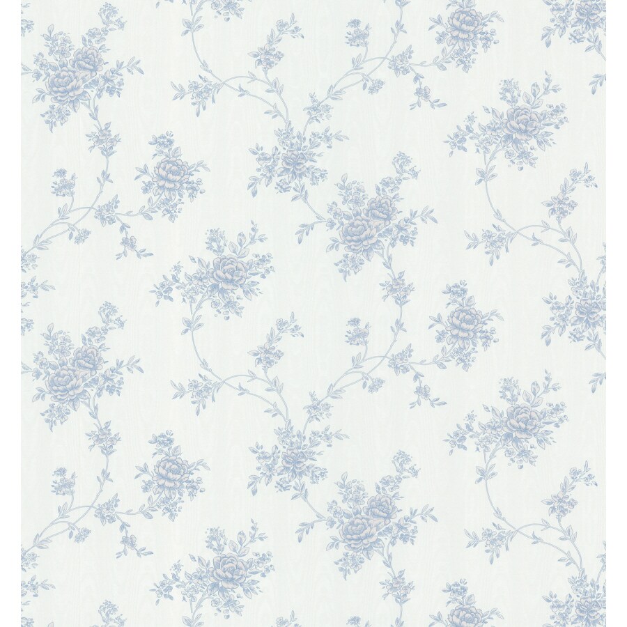 Brewster Wallcovering Moire Floral Wallpaper at Lowes.com