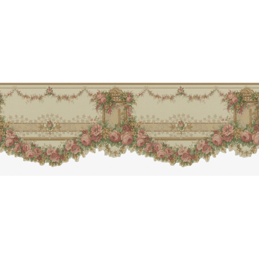 Brewster Wallcovering 63/4" Cornona Prepasted Wallpaper Border at