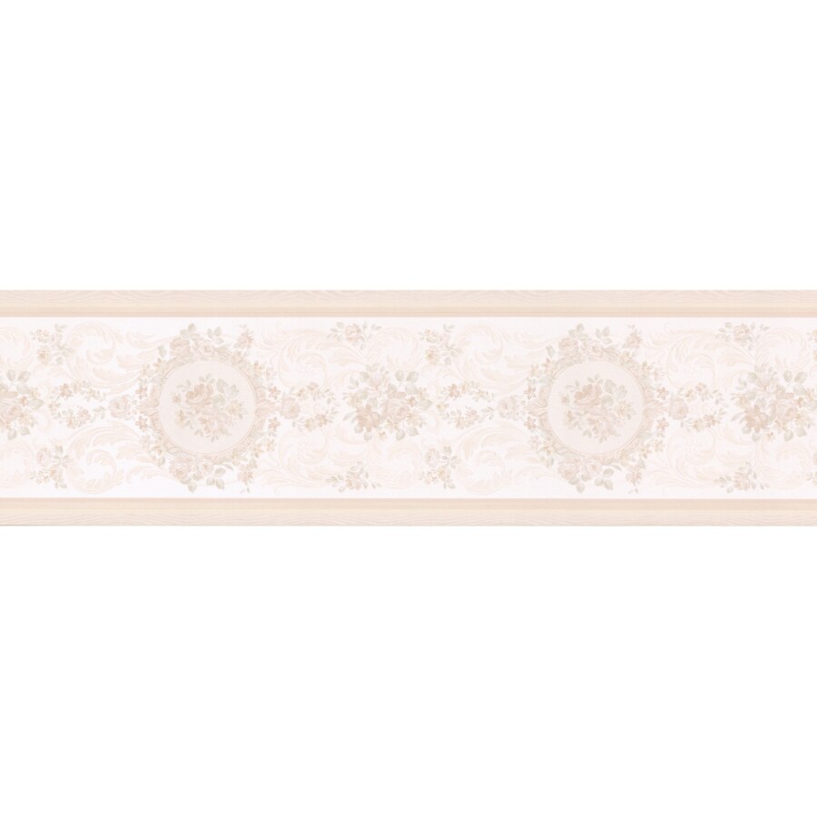 Brewster Wallcovering 61/2" Cameo Rose Prepasted Wallpaper Border in